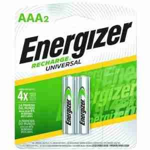 PILAS ENERGIZER® AAA RECARGABLE PACK 2 UNIDADES