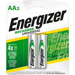PILAS ENERGIZER® AA RECARGABLE PACK 2 UNIDADES