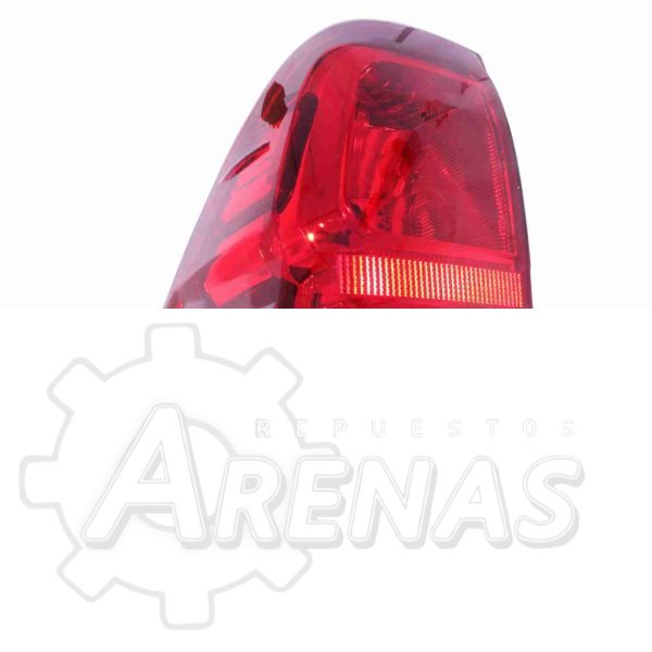 FAROL TRASERO IZQUIERDO TOYOTA HILUX 2.4 2.7 2.8 AÑOS 16/20