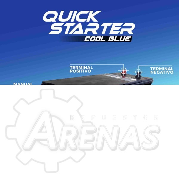 BATERIA QUICK STARTER 150 AMPERES 900 CCA (±)