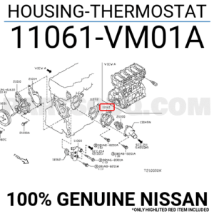 BASE TERMOSTATO ORIGINAL NISSAN TERRANO D22 2.5CC AÑOS 06/15