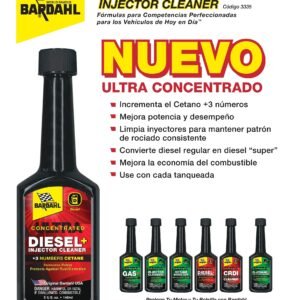 ADITIVO BARDAHL DIESEL PLUS INJECTOR CLEANER/ LIMPIA INYECTORES DIESEL 148 ML.
